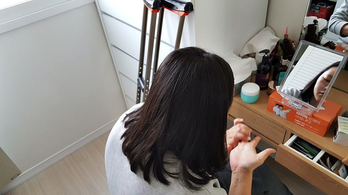 와이프가 다쳐서 수술했네요