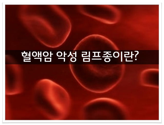 작가 허지웅 악성 림프종 진단