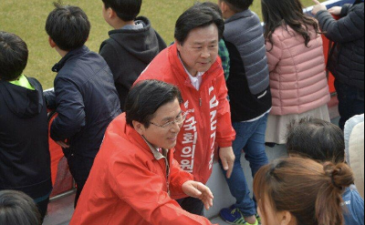 황교안 경남 fc 선거 유세로 징계 위기