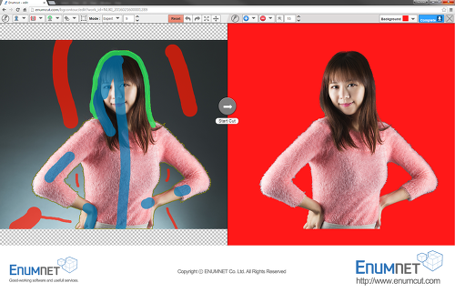 ENUMCUT.COM (이넘컷) - 패션모델 사진 누끼 쉽게 따기(스튜디오 사진 쉬운 배경제거 누끼 작업)
