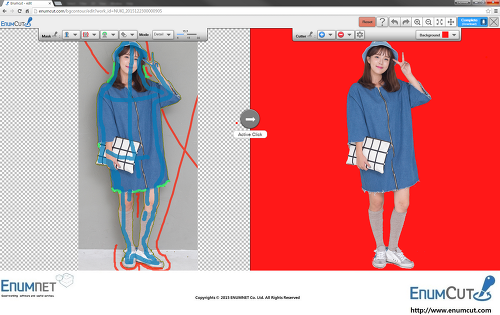 ENUMCUT.COM (이넘컷) - 2016년 봄 신상 패션 모델 사진 누끼 쉽게 따기(쇼핑몰 상품 옷 사진 쉬운 누끼 작업)