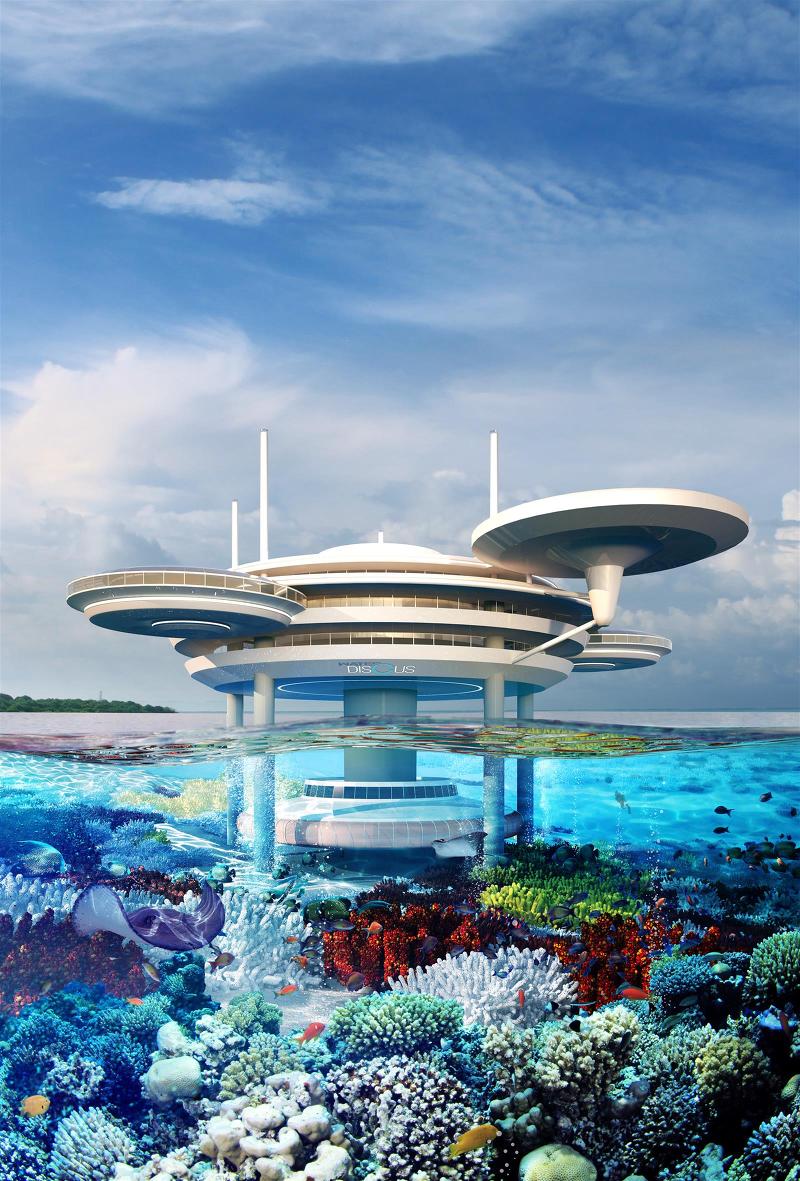 두바이 최첨단 수중호텔! Water Discus Underwater Hotels In Dubai