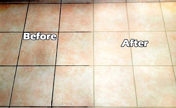 단돈 2천원으로 타일 틈새 찌든 욕실 바닥 청소하는 꿀팁