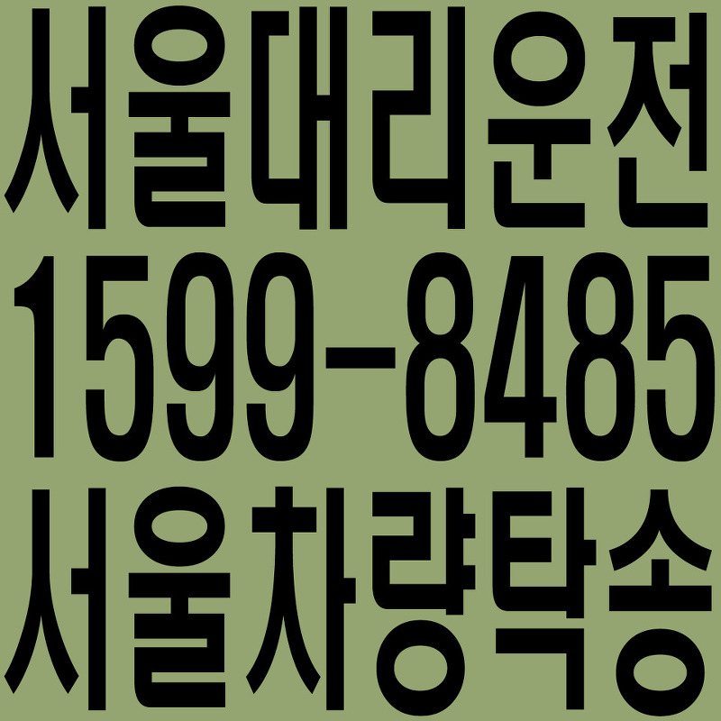 서울 대리운전 친절·안전·신속 서울 차량탁송 １５９９―８４８５