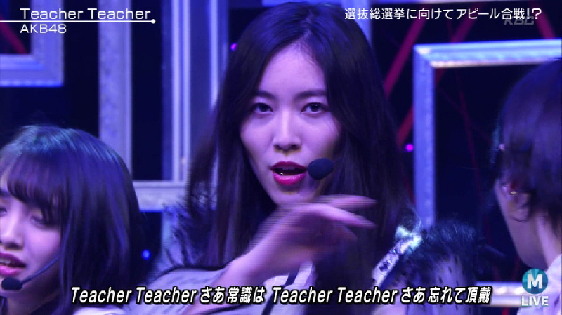 AKB48 - Teacher Teacher (티쳐티쳐 180601 뮤직스테이션)