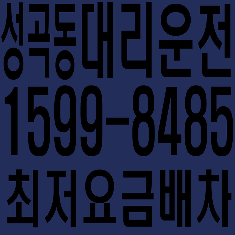경기도 안산시 단원구 성곡동 대리운전 １５９９―８４８５  최저요금배차·친절·안전·신속