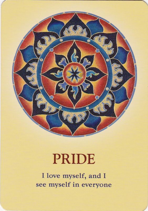 [오라클카드배우기]]The Soul's Journey Lesson Cards Pride 자부심 해석 및 의미