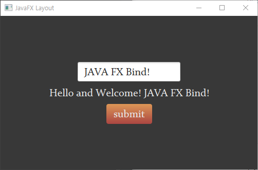JavaFX - 14 | Property 클래스를 사용한 Binding | 레이블에 바인딩
