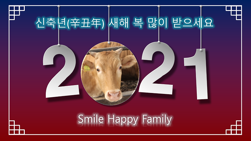 [새해인사]2021년 신축년 대박나세요!!