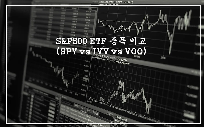 [미국 증시 종목] S&P500 ETF 종목 추천(SPY,IVV,VOO)