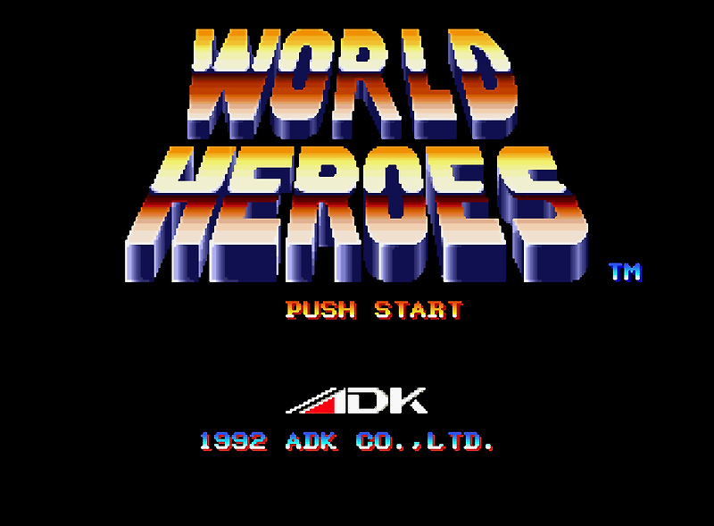 (ADK) 월드 히어로즈 - ワールドヒーローズ World Heroes (네오지오 CD ネオジオCD Neo Geo CD)