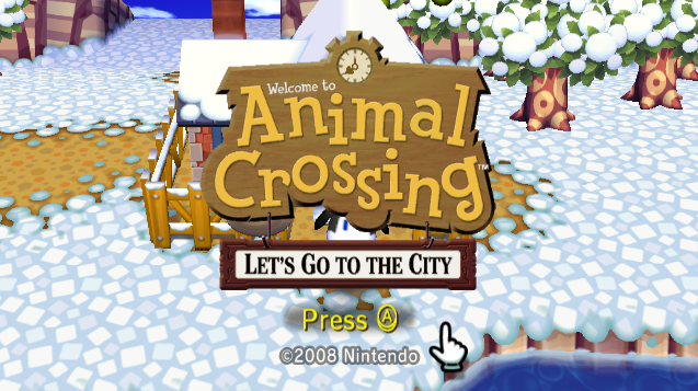 WII WBFS - Animal Crossing Let's Go to the City (EUROPE / 유럽판 게임 다운로드)