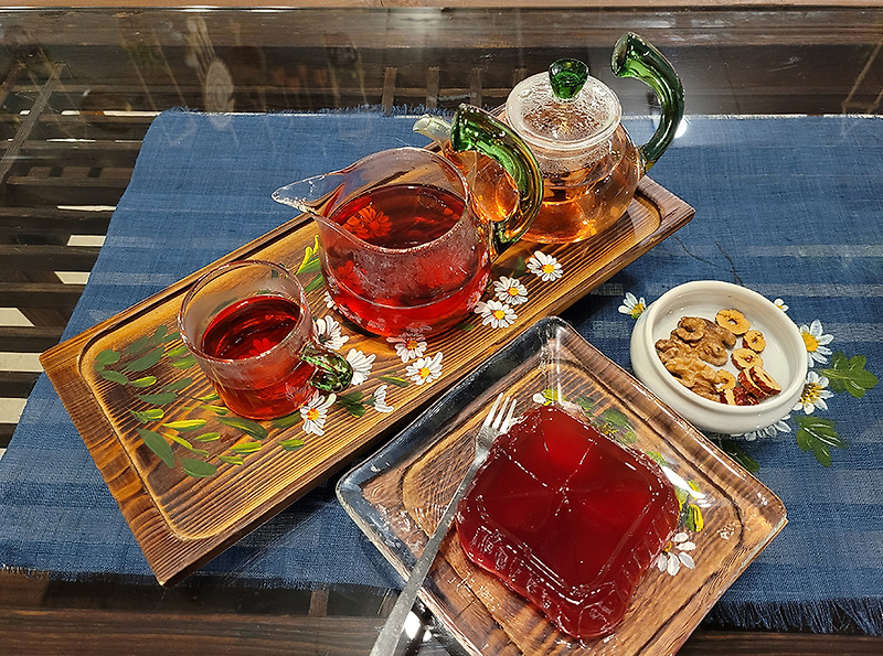 양산 신기동 카페, 모녀차: 쌀쌀한 날씨엔 몸에 좋은 차 한잔.