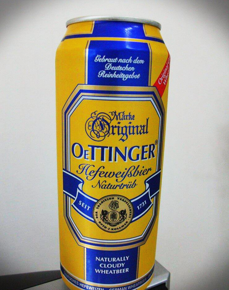 [맥주리뷰] 괴테의 맥주 : 웨팅어 헤페바이저(OeTTINGER HefeweiBbier) - 4.9%