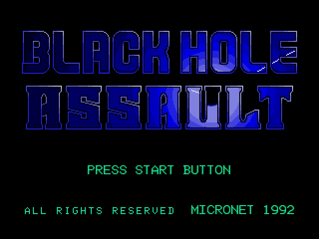 Black Hole Assault (메가 CD / MD-CD) 게임 ISO 다운로드