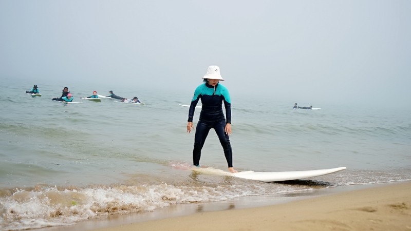 국내여행 이색데이트 :: 포항 용한리해수욕장 동남아 서핑