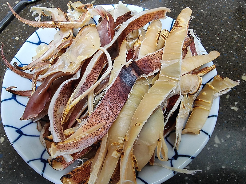 마른오징어 부드럽게 만들기  - 건조오징어 부드럽게 먹는방법
