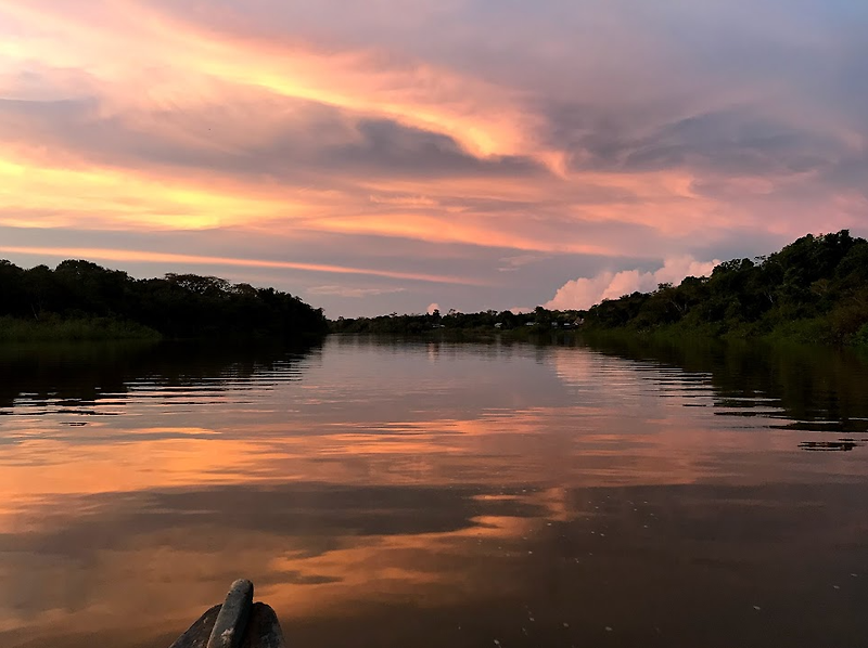 [콜롬비아] 브라질 자캄부 아마존 여행기 : Day 2 아마존강 수영