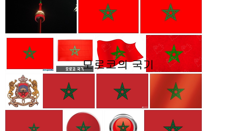2021년 특종! 모로코의 국기 ㅋㅋ아니야?