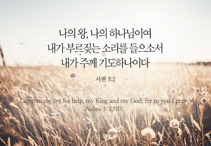 시편 5편  תהלים 히브리어 성경
