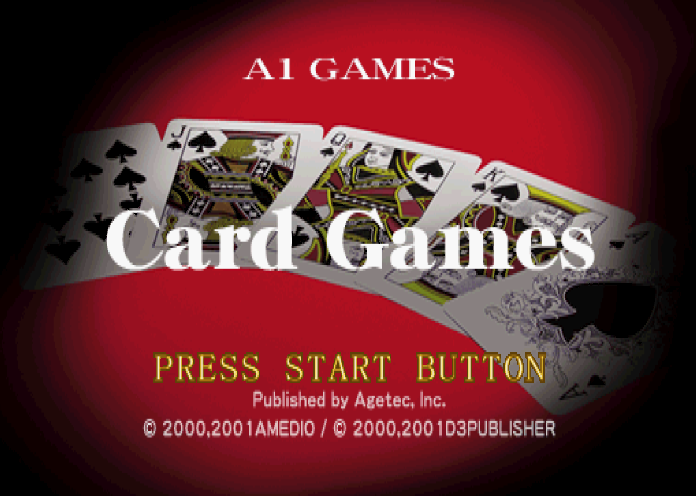 D3Publisher - 카드 게임 북미판 Card Games USA (플레이 스테이션 - PS - iso 다운로드)