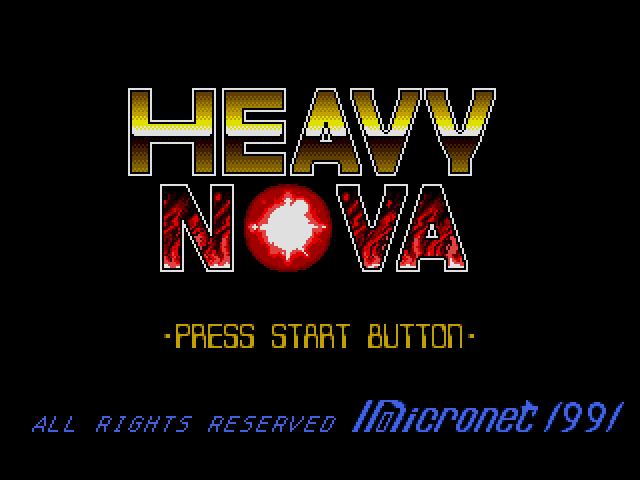 Heavy Nova (메가 CD / MD-CD) 게임 ISO 다운로드