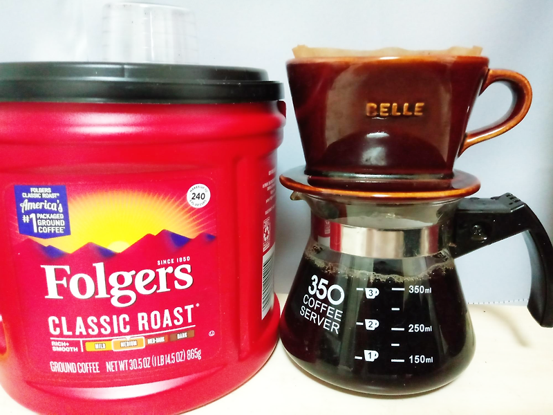 [내돈내산 리뷰] Folgers 폴저스 커피 클래식 로스트 865g