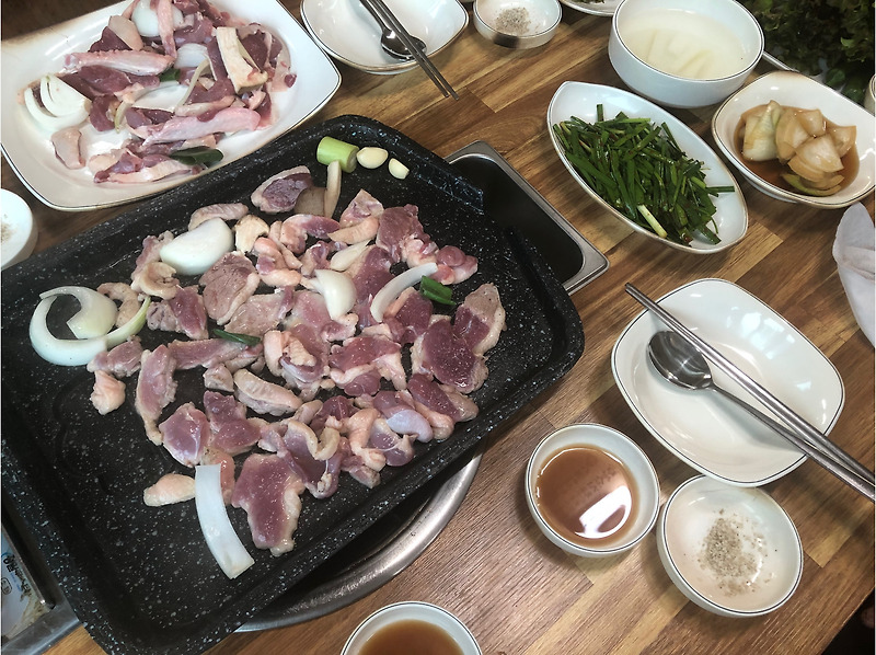 [광주맛집] 경기도 광주 가족외식추천맛집 '안골종가집' 오리로스,오리주물럭