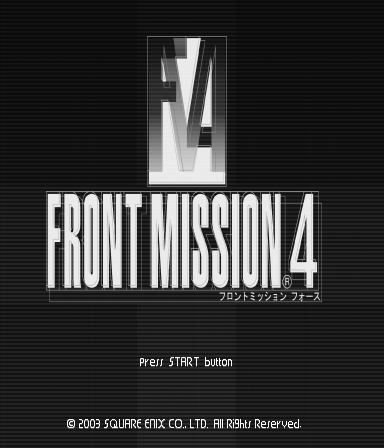 스퀘어 에닉스 / 시뮬레이션 RPG - 프론트 미션 4 フロントミッション フォース - Front Mission 4 (PS2 - iso 다운로드)