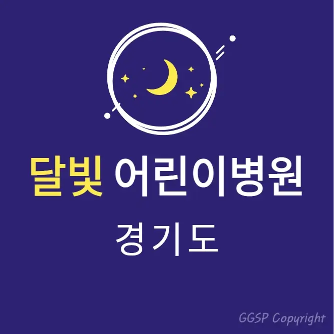 경기도 달빛어린이병원 소아과 9곳 | 심야간 공휴일 주말 토일요일 진료