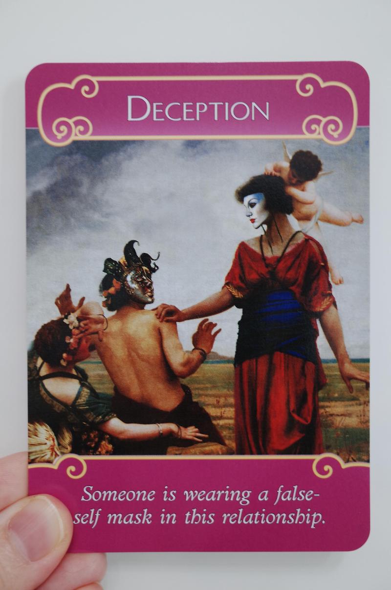 로맨스엔젤 오라클 카드-6.DECEPTION