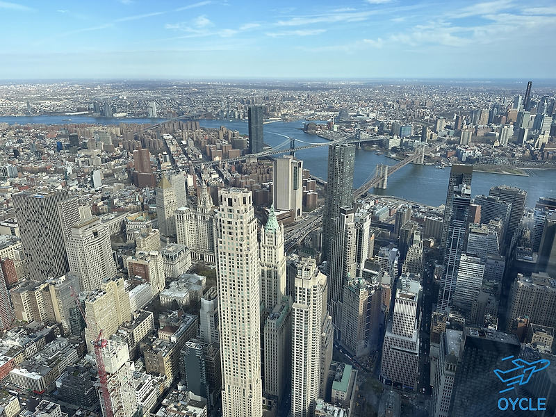 미국 뉴욕 맨하탄 여행 2편 - 원월드 전망대, 자유의 여신상 랜드마크 크루즈 투어