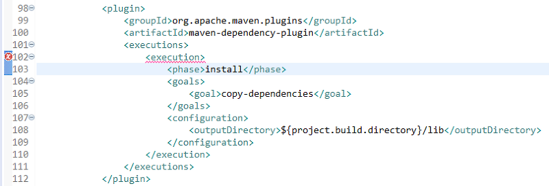 maven-dependency-plugin 오류 - Artifact has not been packaged yet. When used on reactor artifact, copy should be executed after packaging: see MDEP-187