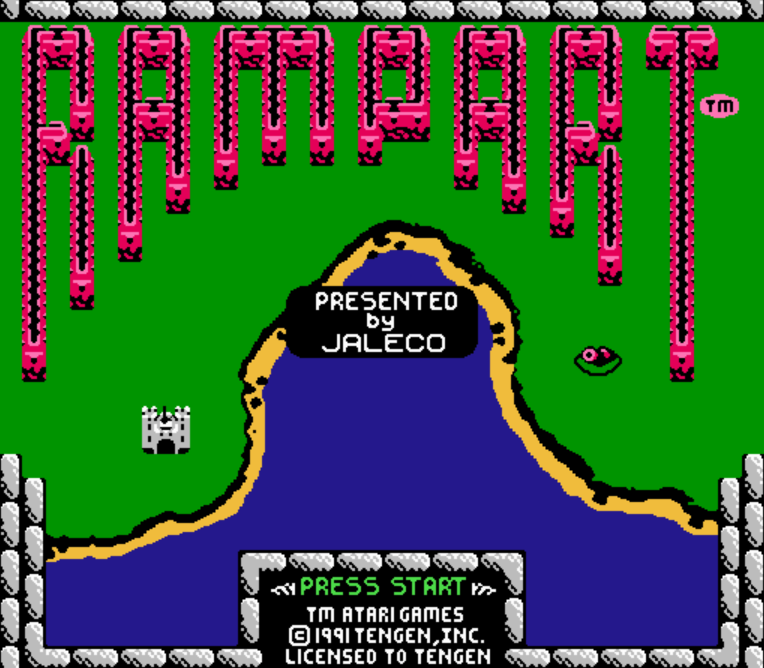 NES ROMS - Rampart (EUROPE / 유럽판 롬파일 다운로드)