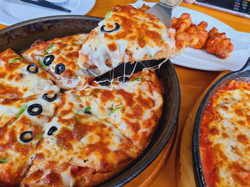 피자의 정석, 오산 미군기지 앞 정통 팬피자 맛집, 피자클럽!(송탄관광특구 맛집)