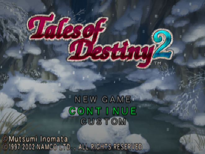 테일즈 오브 데스티니 2 iso 한글판 다운로드 (플레이 스테이션 2 - PS2 - 남코)