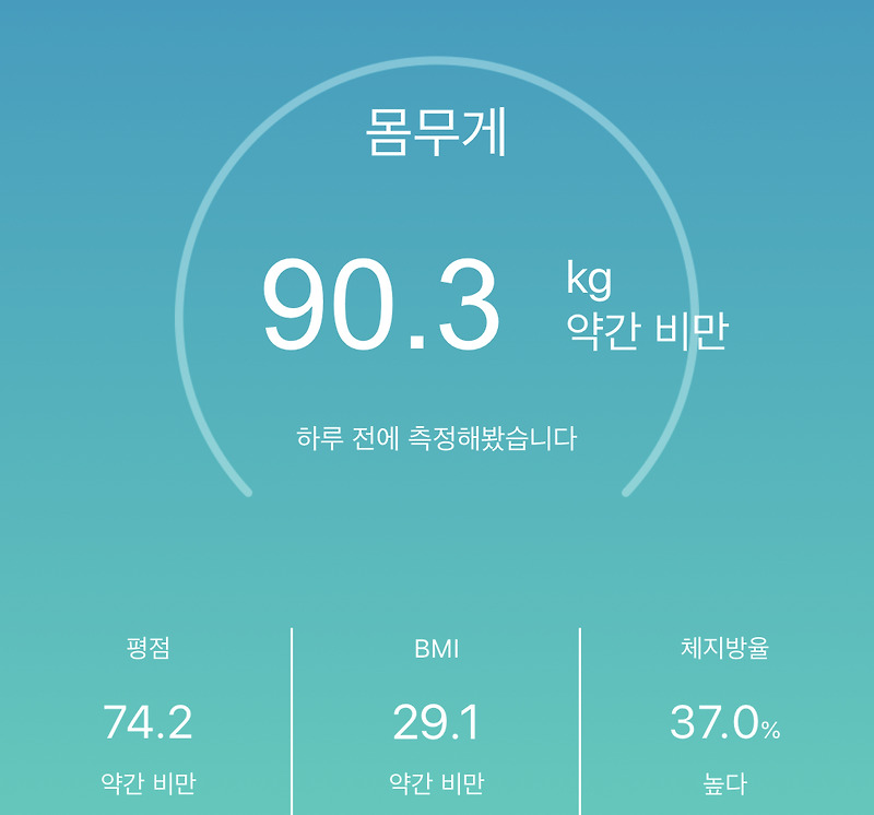 20.09.10 다이어트 4일차(-0.4kg/누적 -2.2kg)
