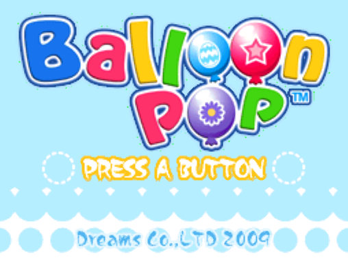 (NDS / USA) Balloon Pop - 닌텐도 DS 북미판 게임 롬파일 다운로드