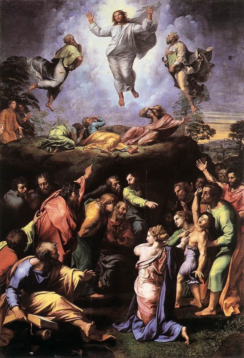 [갤러리] 예수님의 영광스런 변모 (The Transfiguration): 라파엘로 산지오