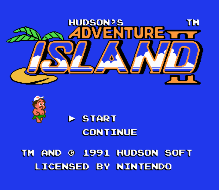 NES ROMS - The Adventure Island Part II (EUROPE / 유럽판 롬파일 다운로드)