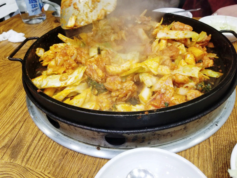 [잠실 닭갈비]서울 잠실역 석촌호수 비와별 닭갈비 후기