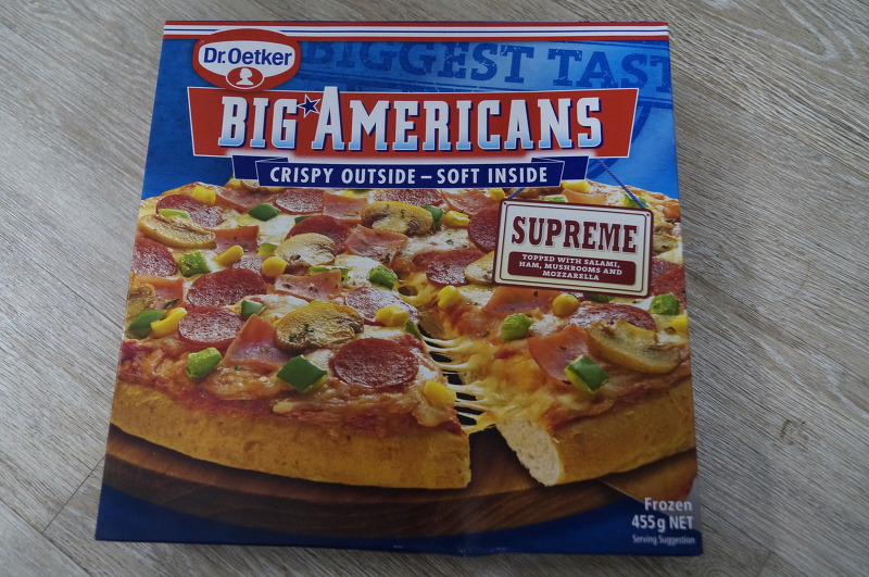 닥터오트커 빅아메리칸즈 (Dr.Oetker BIG AMERICANS) 슈프림(SUPREME) -진짜 피자 같은 신상 냉동피자