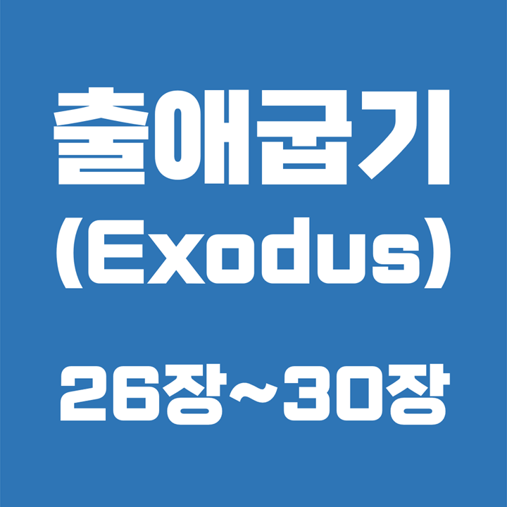 출애굽기 (Exodus) / 26장, 27장, 28장, 29장, 30장 / 성경 국문 영문 영어