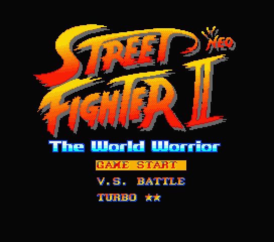 MSX / 재믹스 - 스트리트 네오 파이터 2 더 월드 워리어 (Street Neo Fighter II The World Warrior)