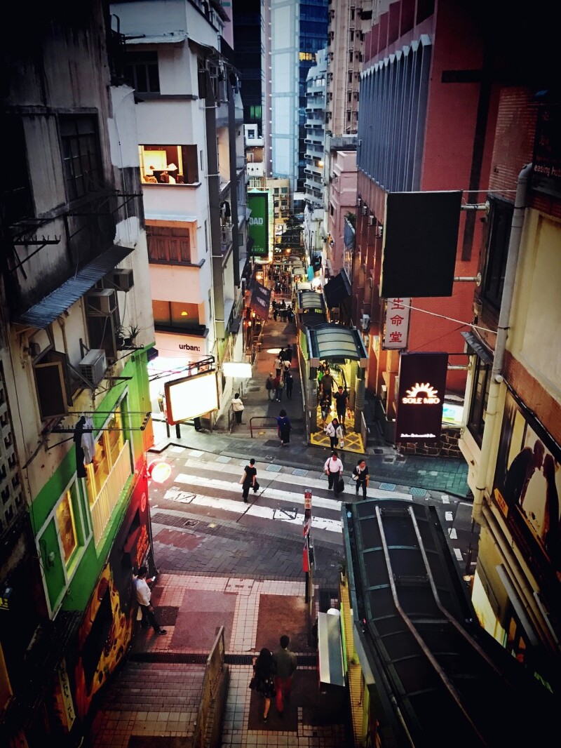 [170401 Day 2] 홍콩 - 소호 거리, 미드레벨 에스컬레이터