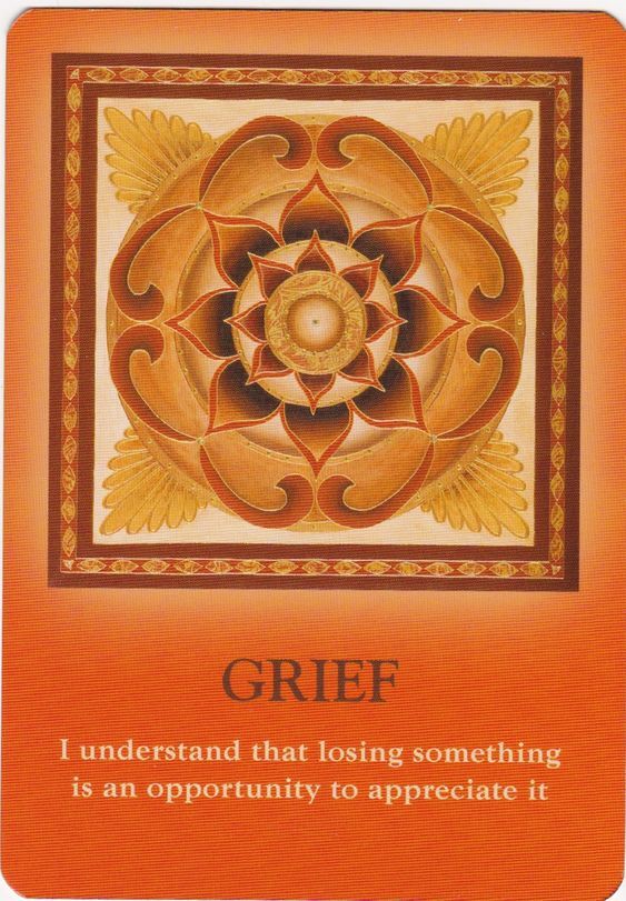 [오라클카드배우기]]The Soul's Journey Lesson Cards Grief 큰슬픔 해석 및 의미
