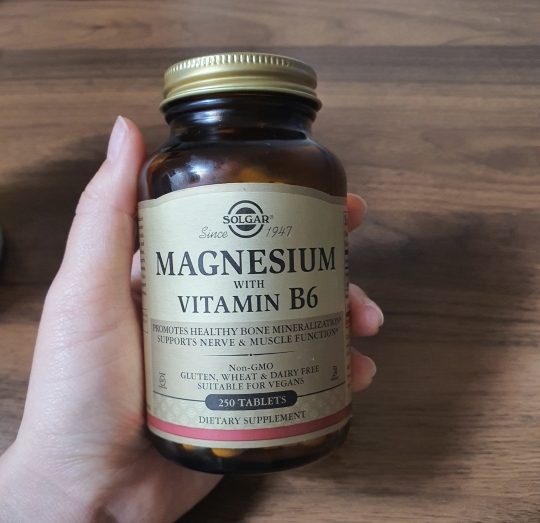 [영양제비타민 추천] 솔가 마그네슘with비타민 B6 / 마그네슘 효능 / 내돈내산 후기