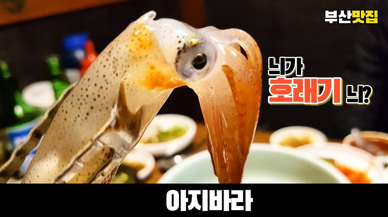 호래기 갑오징어 부산 맛집 연산동 맛집 아지바라를 다녀왔습니다