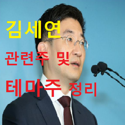 김세연 관련주 및 테마주 총정리
