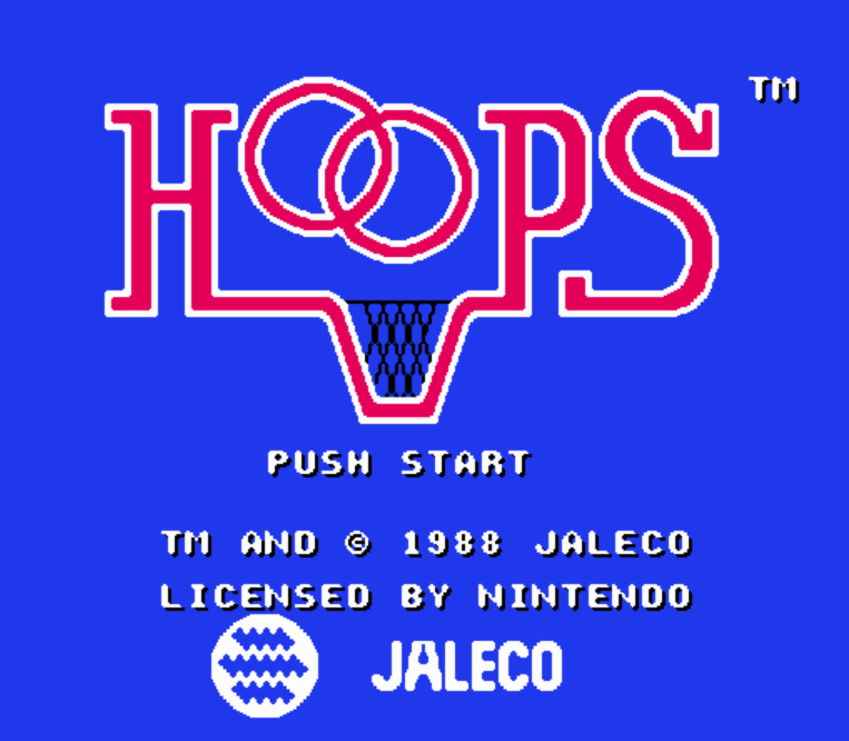 NES ROMS - Hoops (EUROPE / 유럽판 롬파일 다운로드)